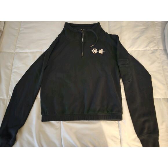 Champion Black Quarter-Zip Hoodie – Size XS - Picture 1 of 4